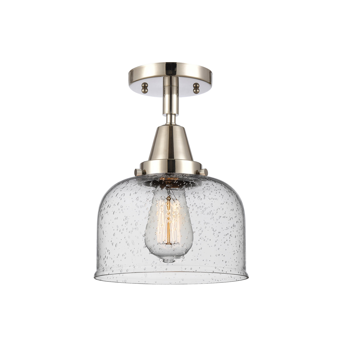 Caden Semi-Flush Mount Brushed Satin Nickel