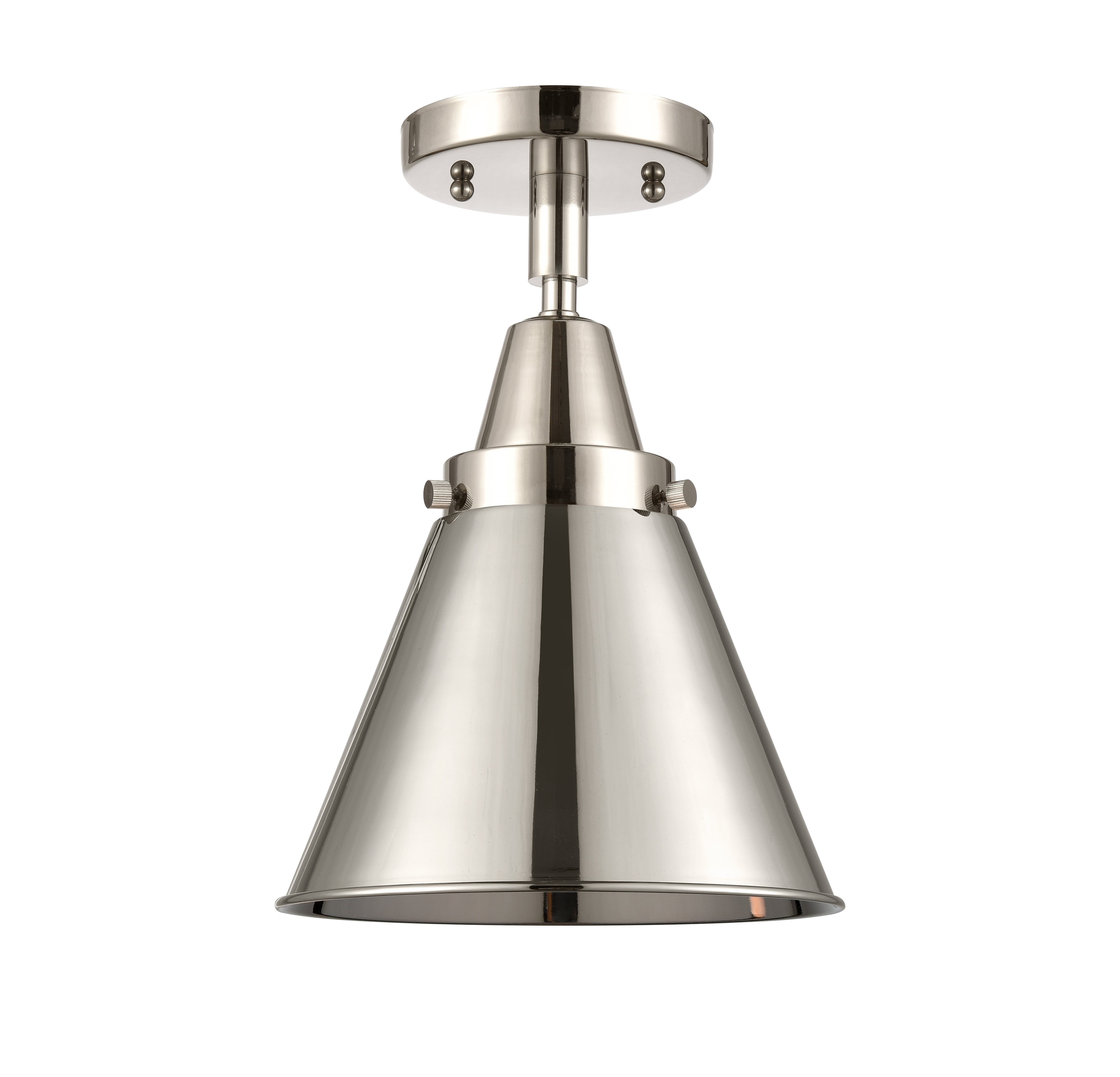 Caden Semi-Flush Mount Satin Nickel