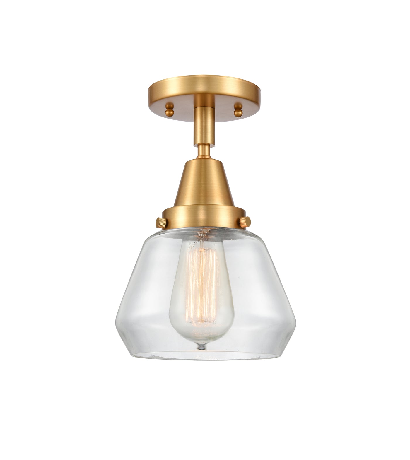Caden Semi-Flush Mount Brushed Satin Nickel
