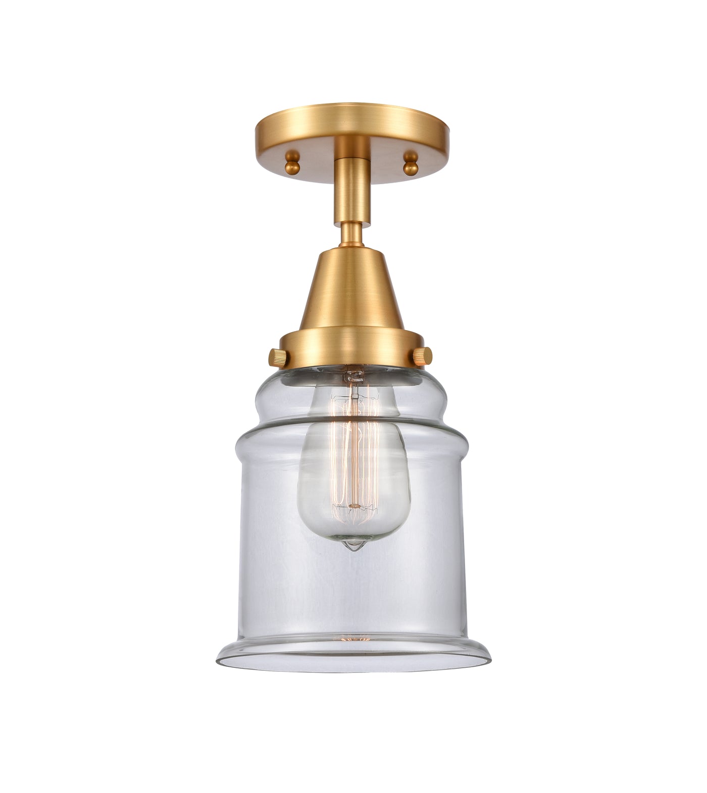 Caden Semi-Flush Mount Brushed Satin Nickel