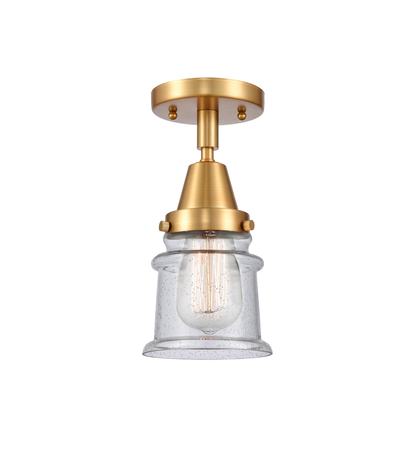 Caden Semi-Flush Mount Brushed Satin Nickel
