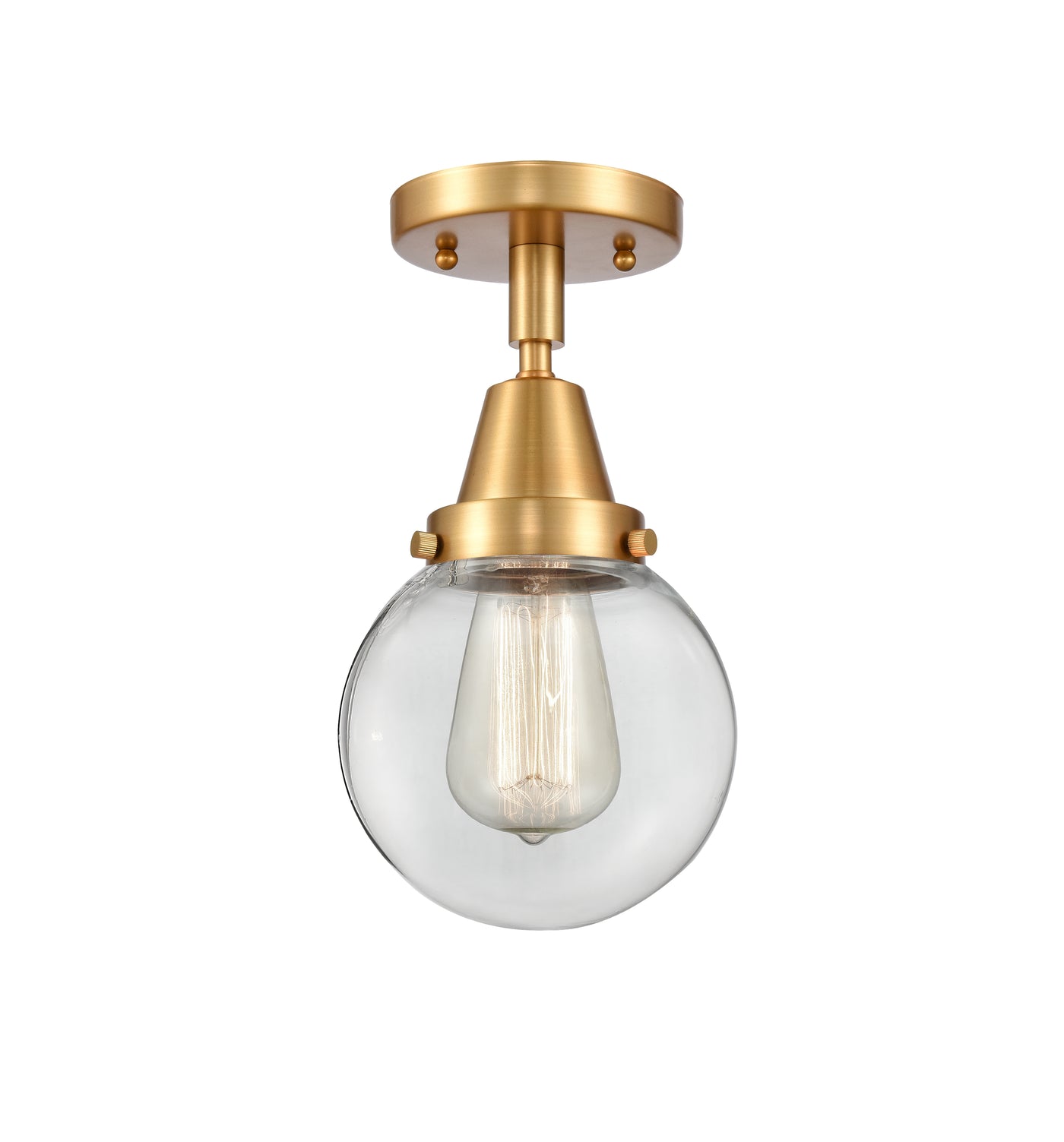 Caden Semi-Flush Brushed Satin Nickel