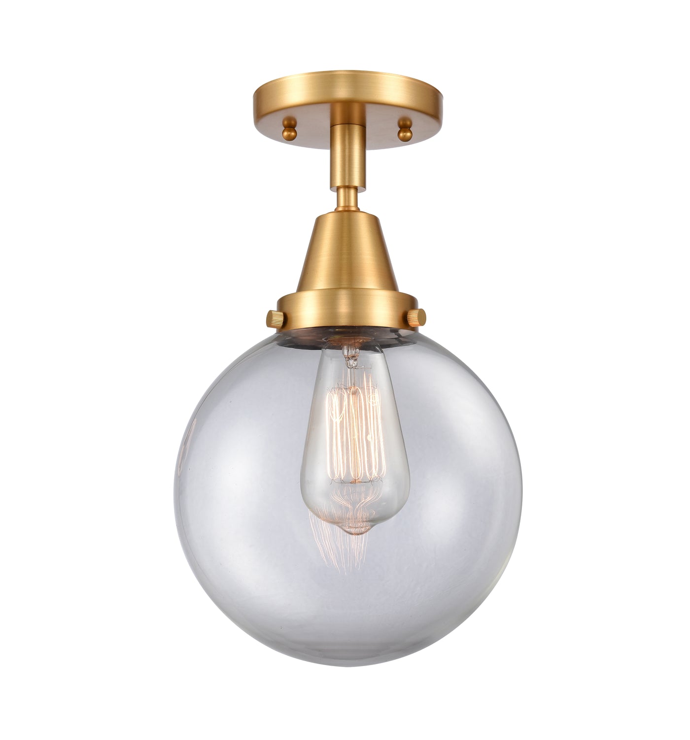 Caden Semi-Flush Mount Brushed Satin Nickel