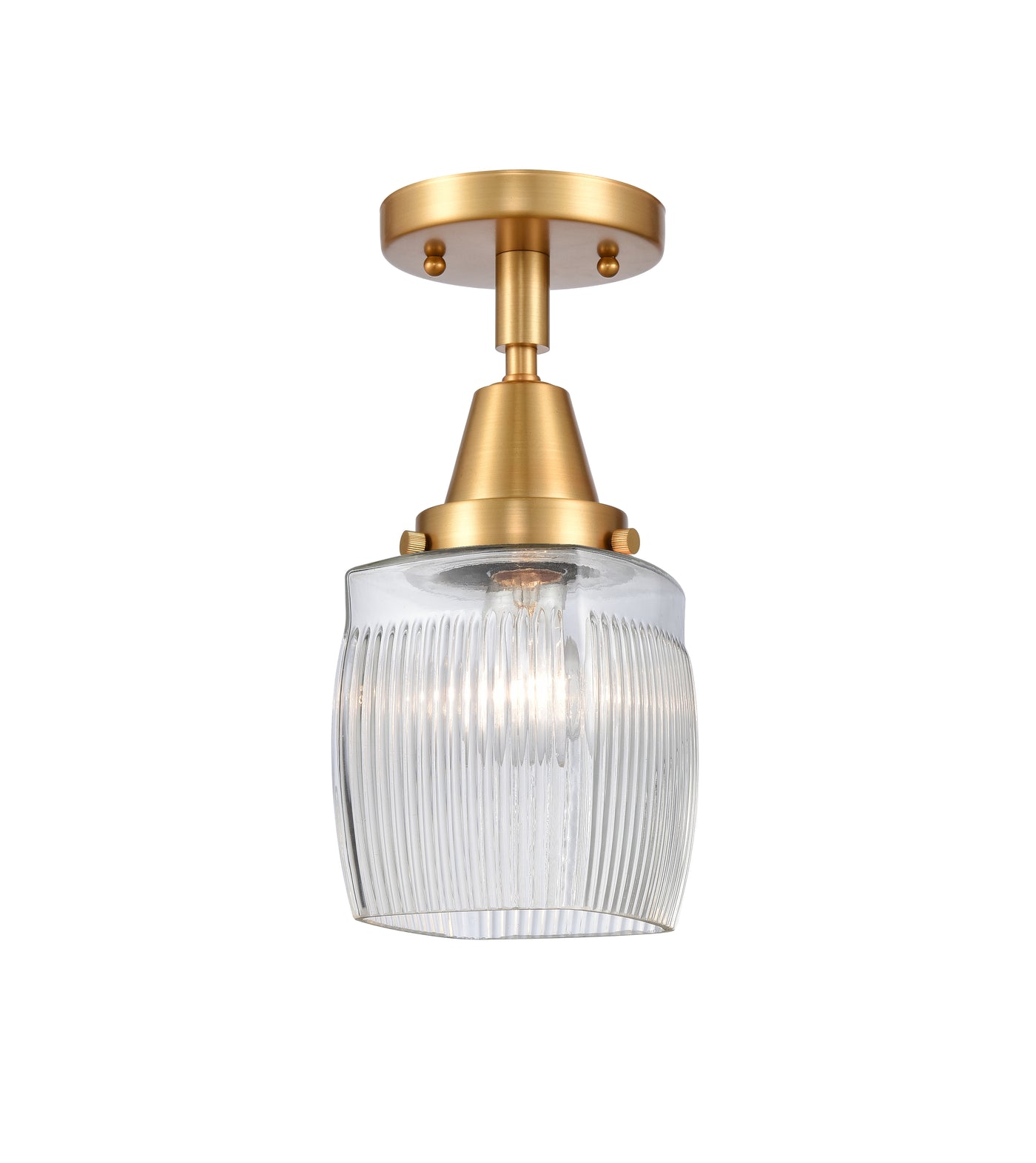 Caden Semi-Flush Mount Brushed Satin Nickel