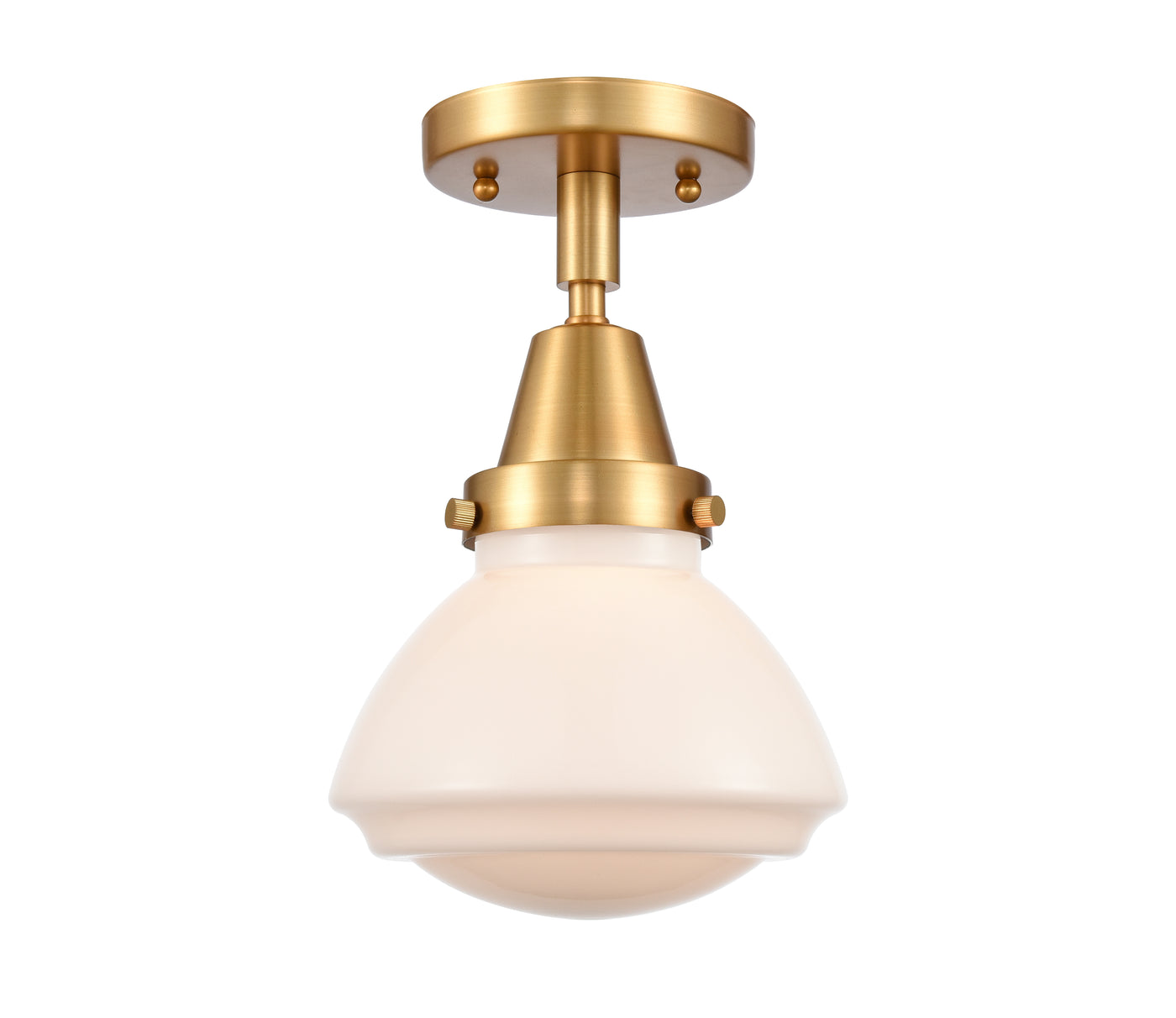 Caden Semi-Flush Mount Brushed Satin Nickel