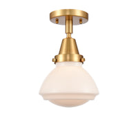 Caden Semi-Flush Mount Brushed Satin Nickel