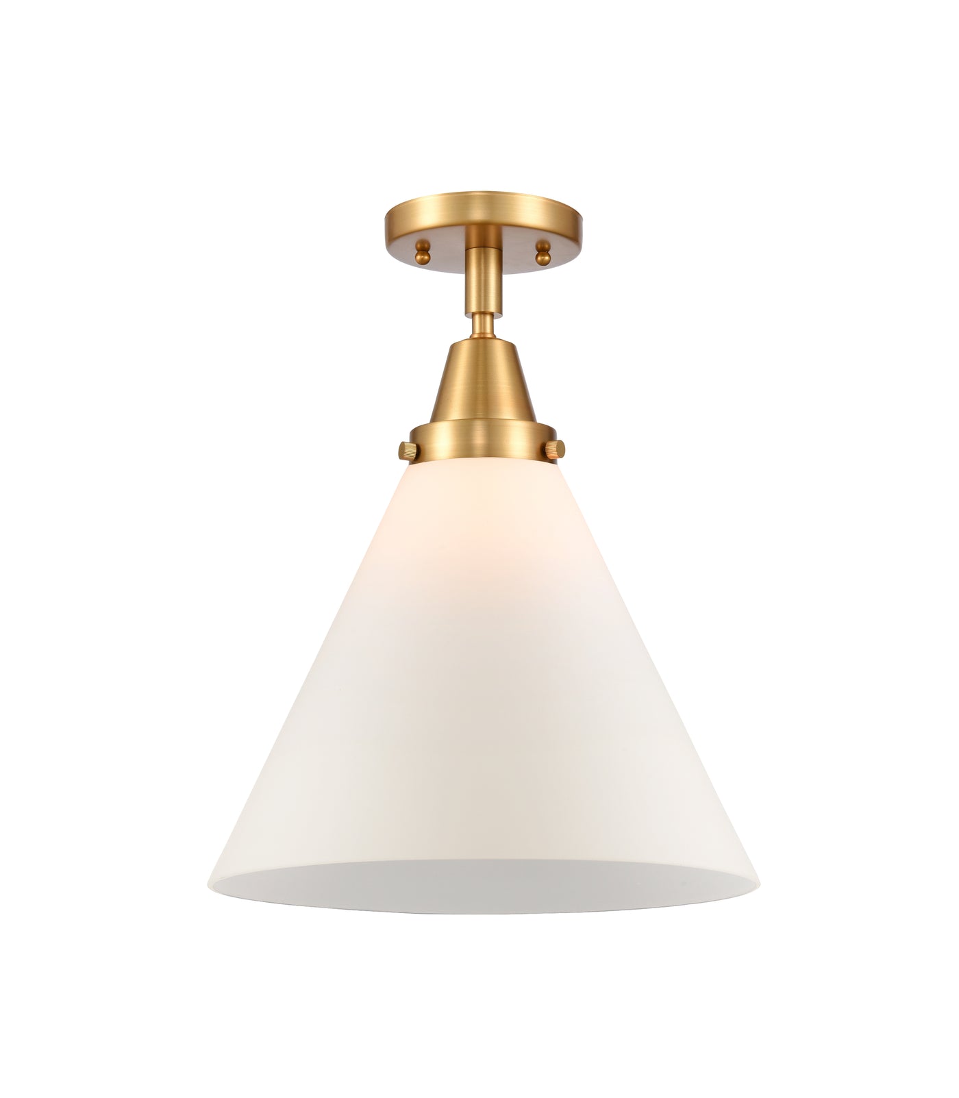 Caden Semi-Flush Mount Brushed Satin Nickel