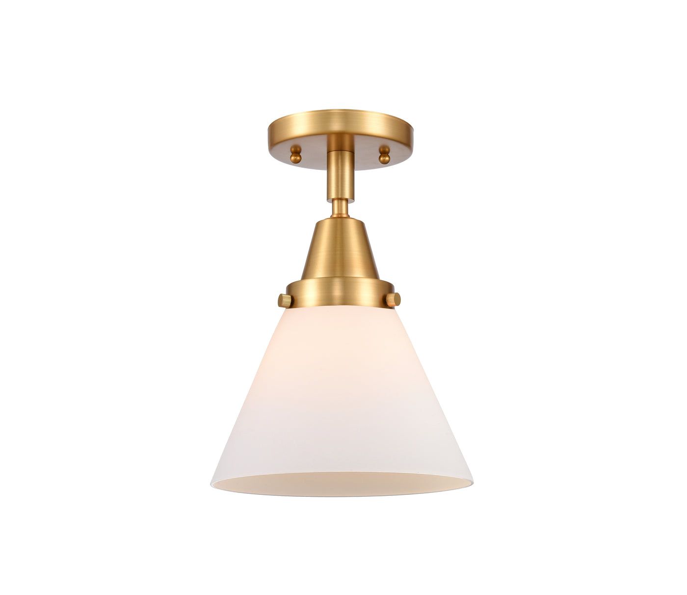 Caden Semi-Flush Mount Brushed Satin Nickel