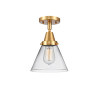Caden Semi-Flush Mount Brushed Satin Nickel