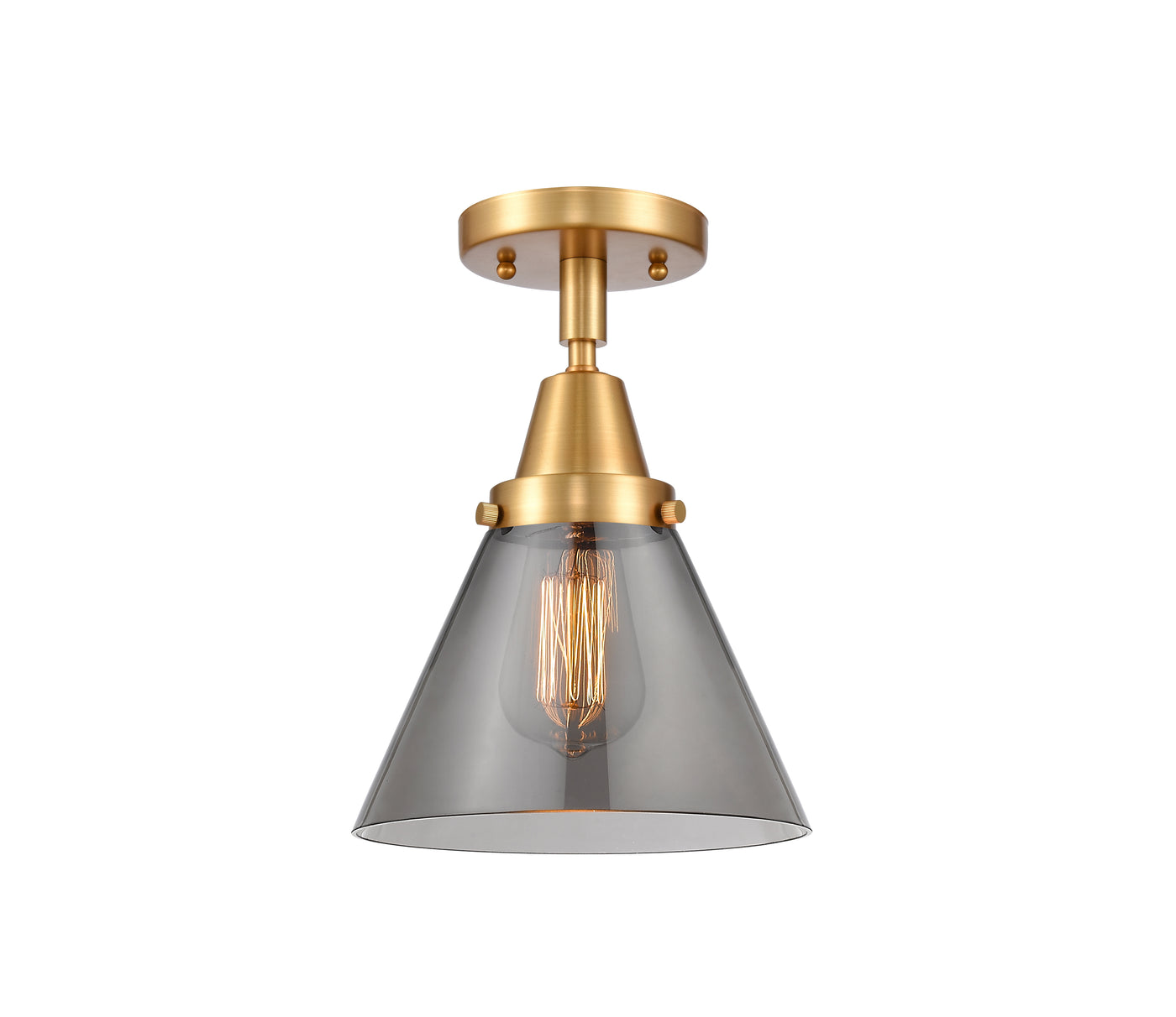 Caden Semi-Flush Mount Brushed Satin Nickel