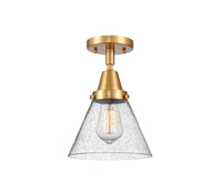 Caden Semi-Flush Mount Brushed Satin Nickel