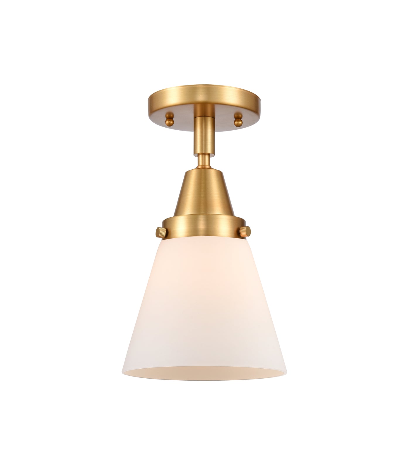 Caden Semi-Flush Mount Brushed Satin Nickel