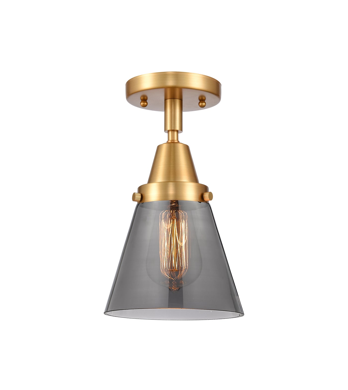Caden Semi-Flush Mount Brushed Satin Nickel