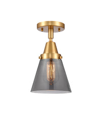 Caden Semi-Flush Mount Brushed Satin Nickel