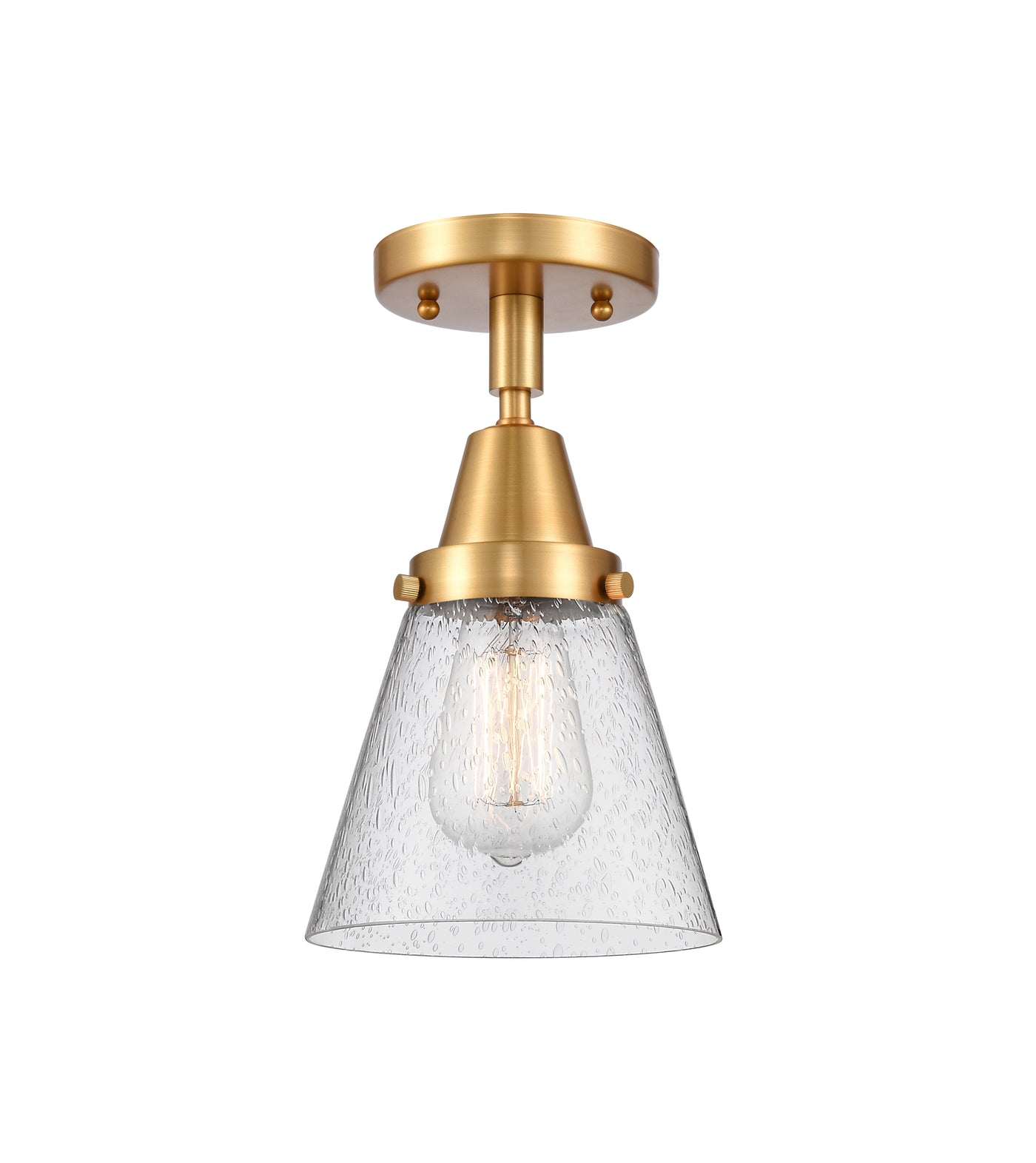 Caden Semi-Flush Mount Brushed Satin Nickel