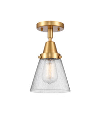 Caden Semi-Flush Mount Brushed Satin Nickel