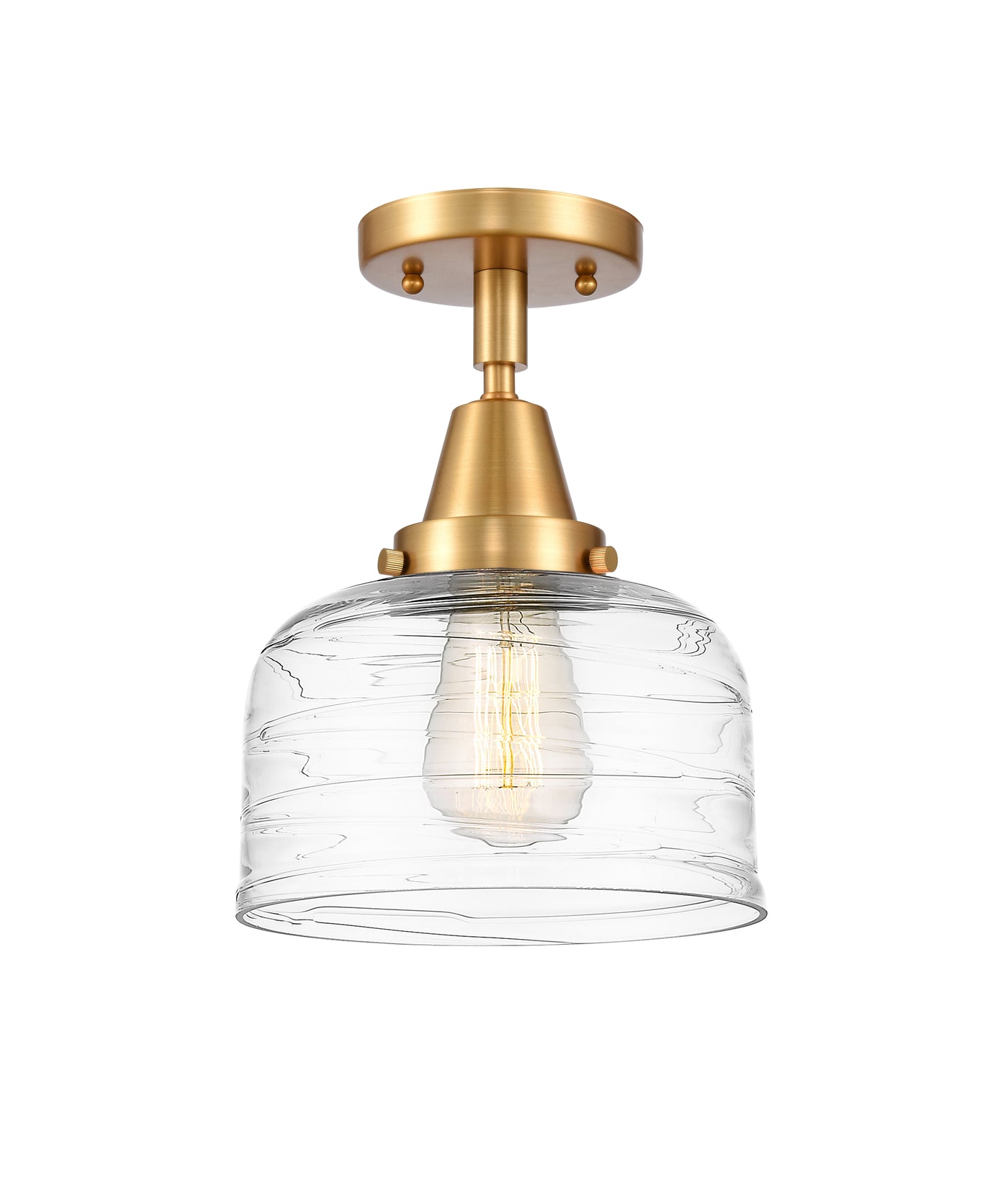 Caden Semi-Flush Mount Brushed Satin Nickel