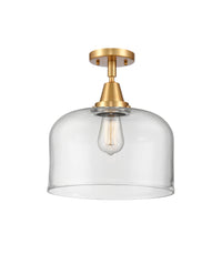 Caden Semi-Flush Mount Brushed Nickel Steel