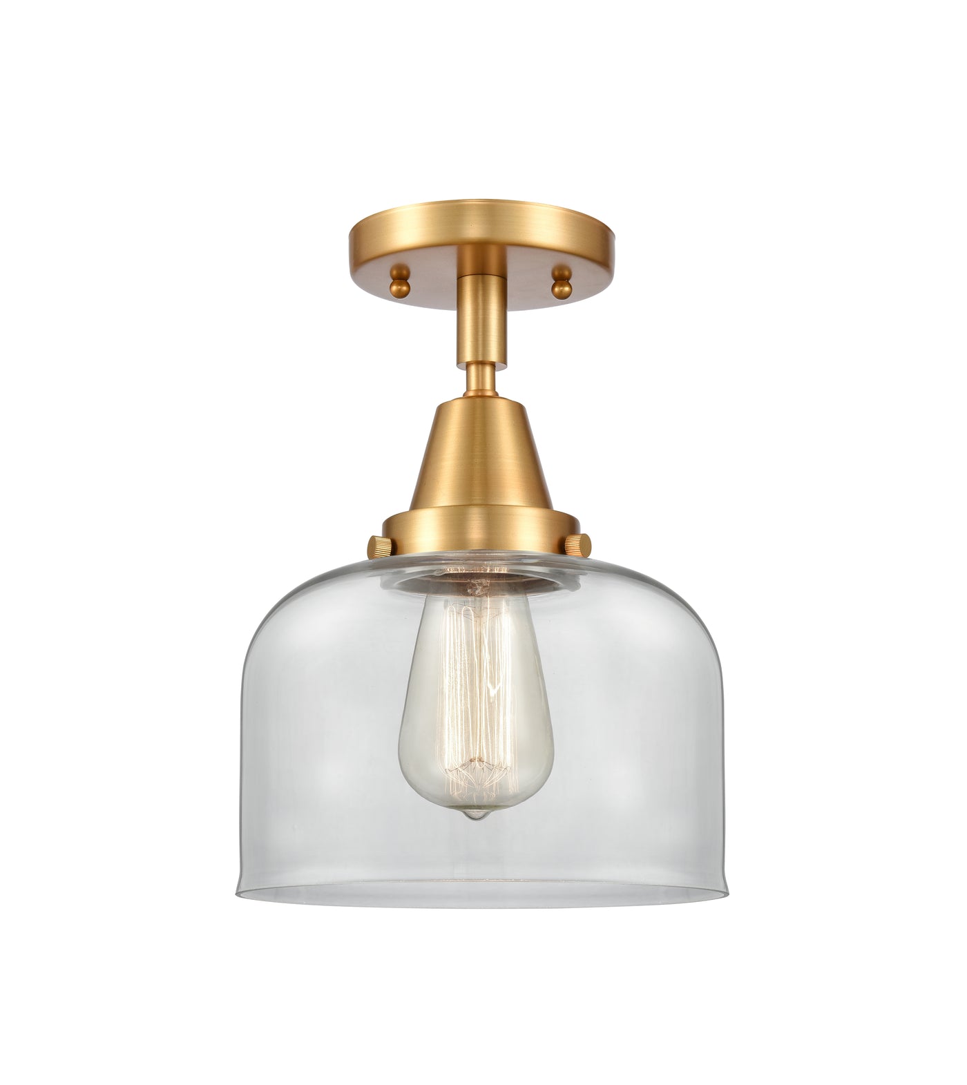 Caden Semi-Flush Mount Brushed Satin Nickel