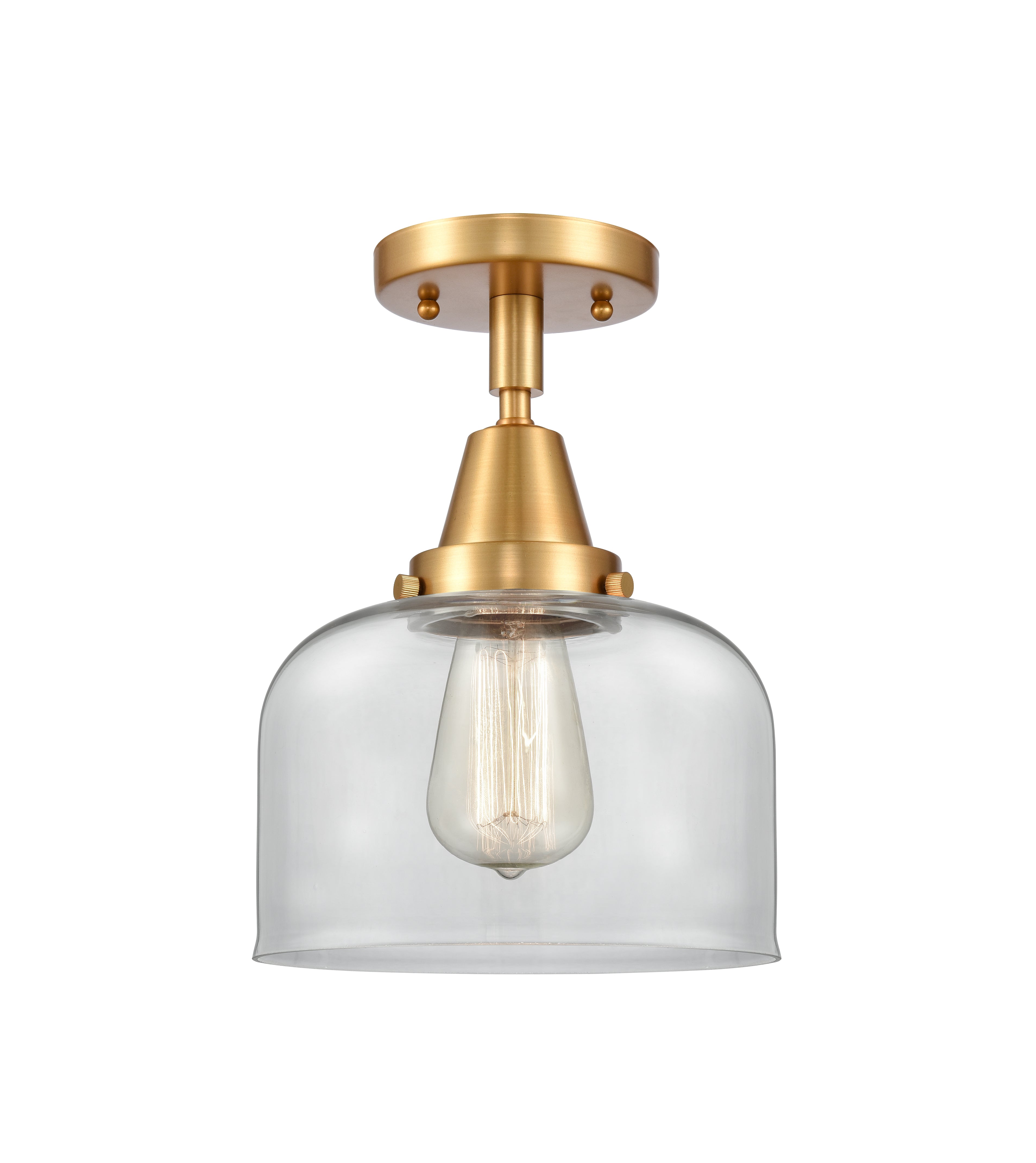 Caden Semi-Flush Mount Brushed Satin Nickel