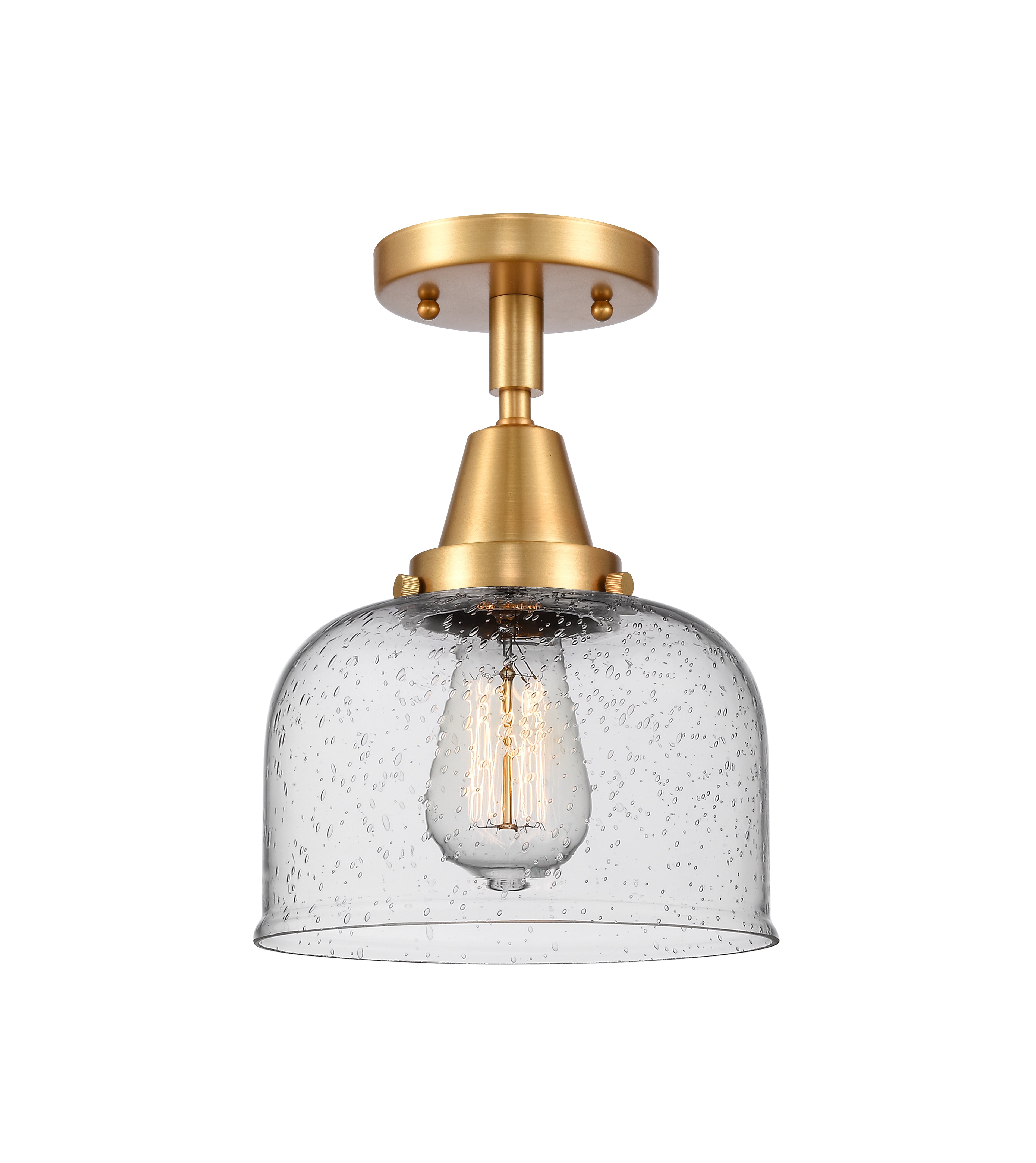 Caden Semi-Flush Mount Brushed Satin Nickel
