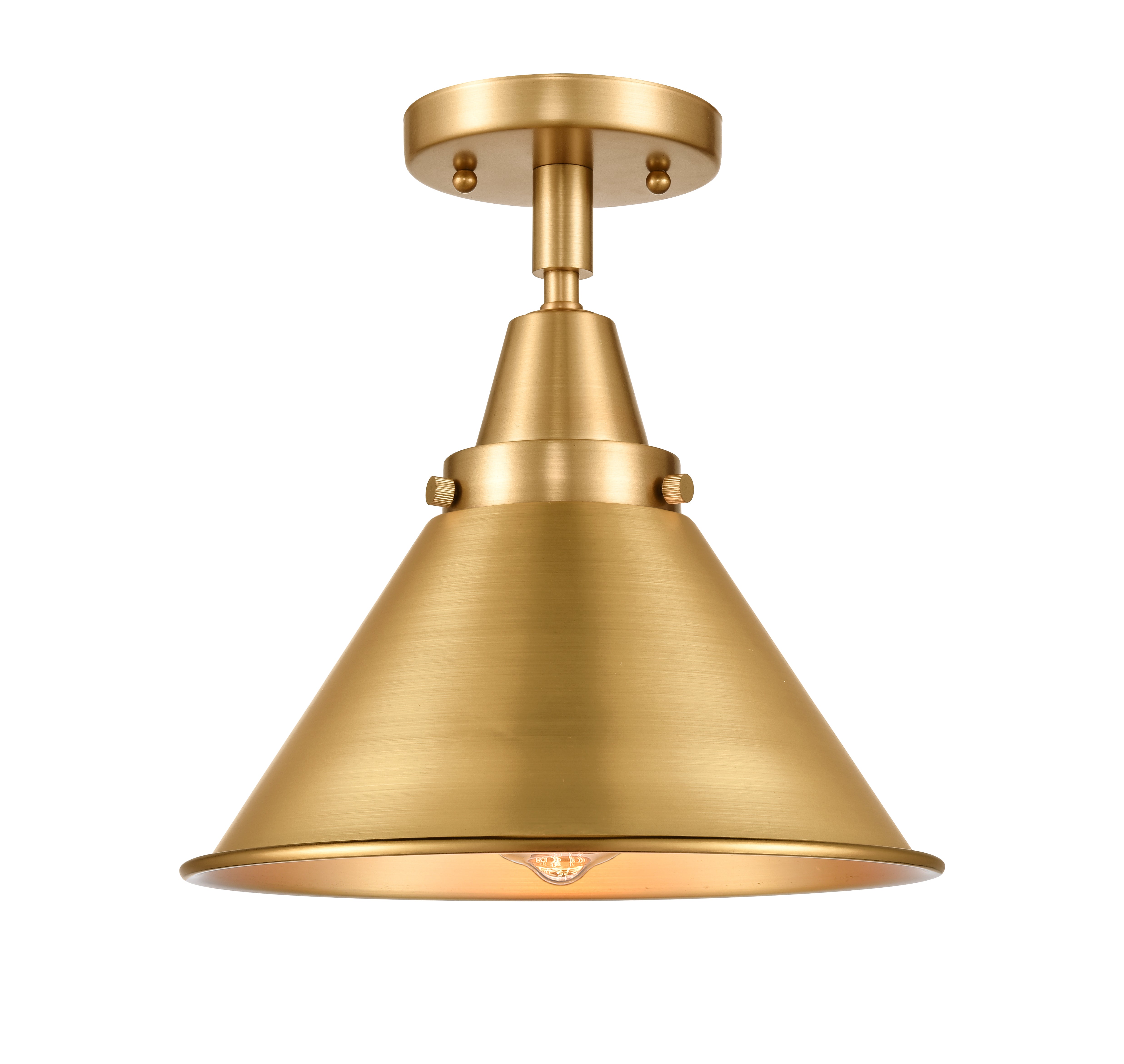 Caden Semi-Flush Mount Brushed Satin Nickel