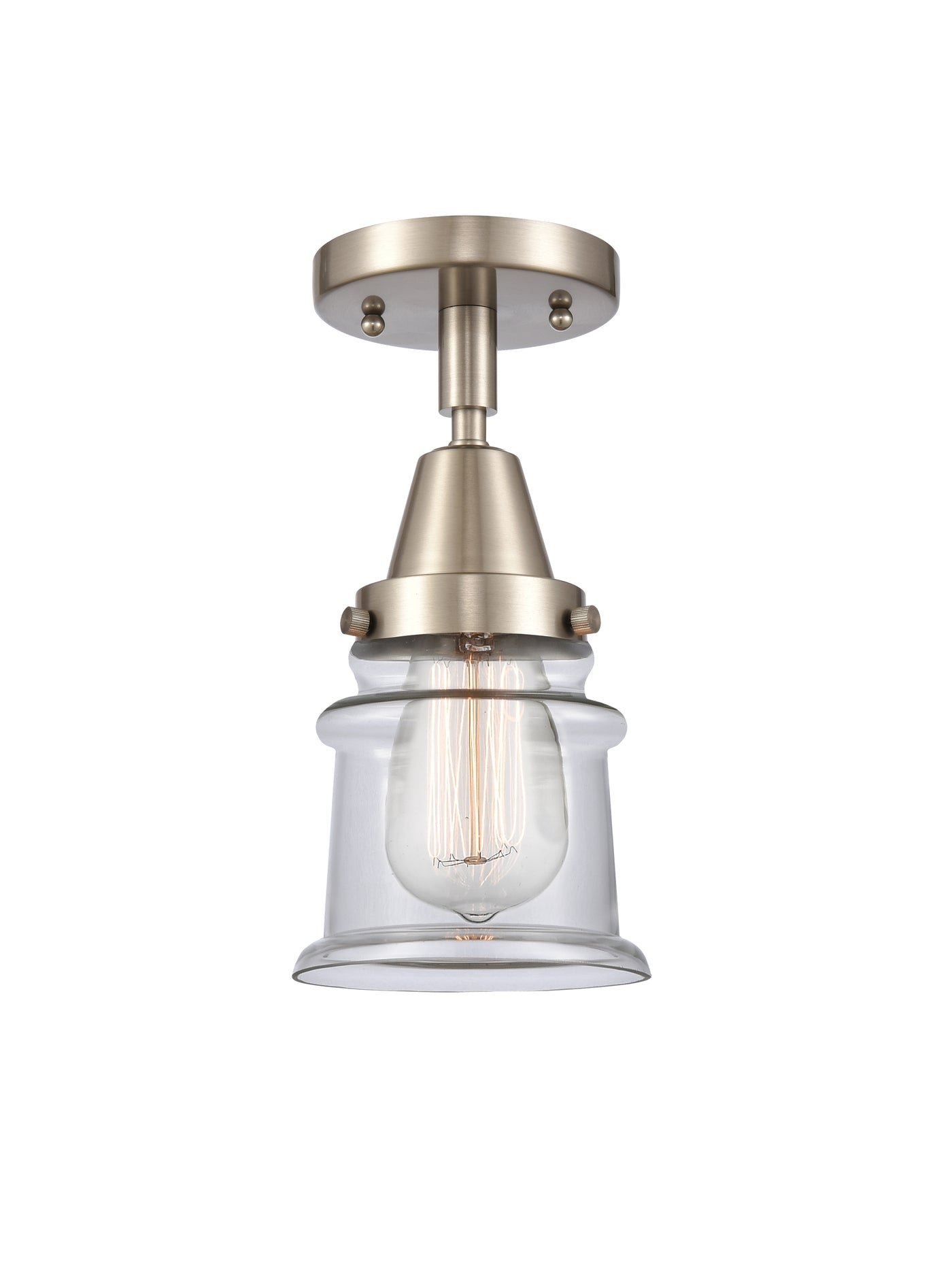 Caden Semi-Flush Mount Brushed Satin Nickel