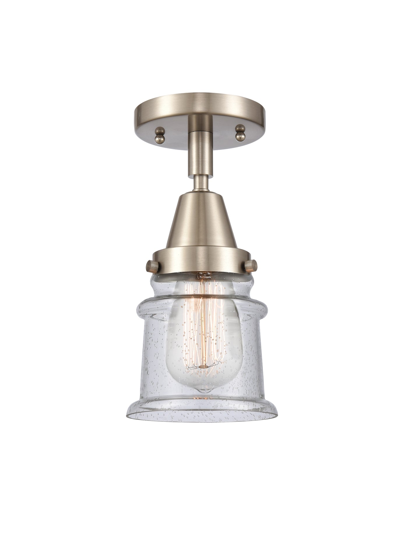 Caden Semi-Flush Mount Brushed Satin Nickel