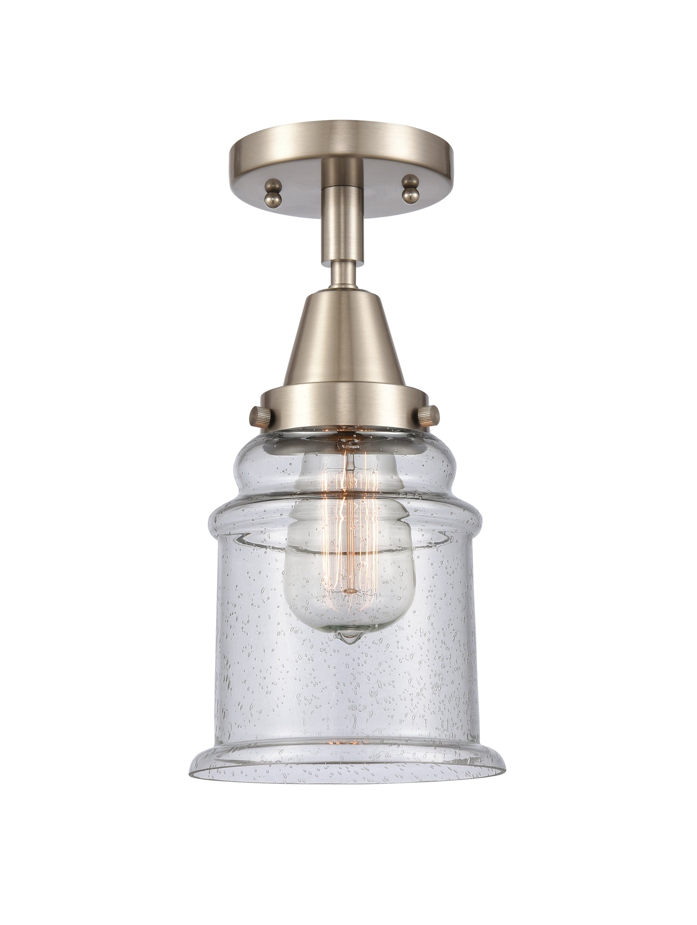 Caden Semi-Flush Mount Brushed Satin Nickel