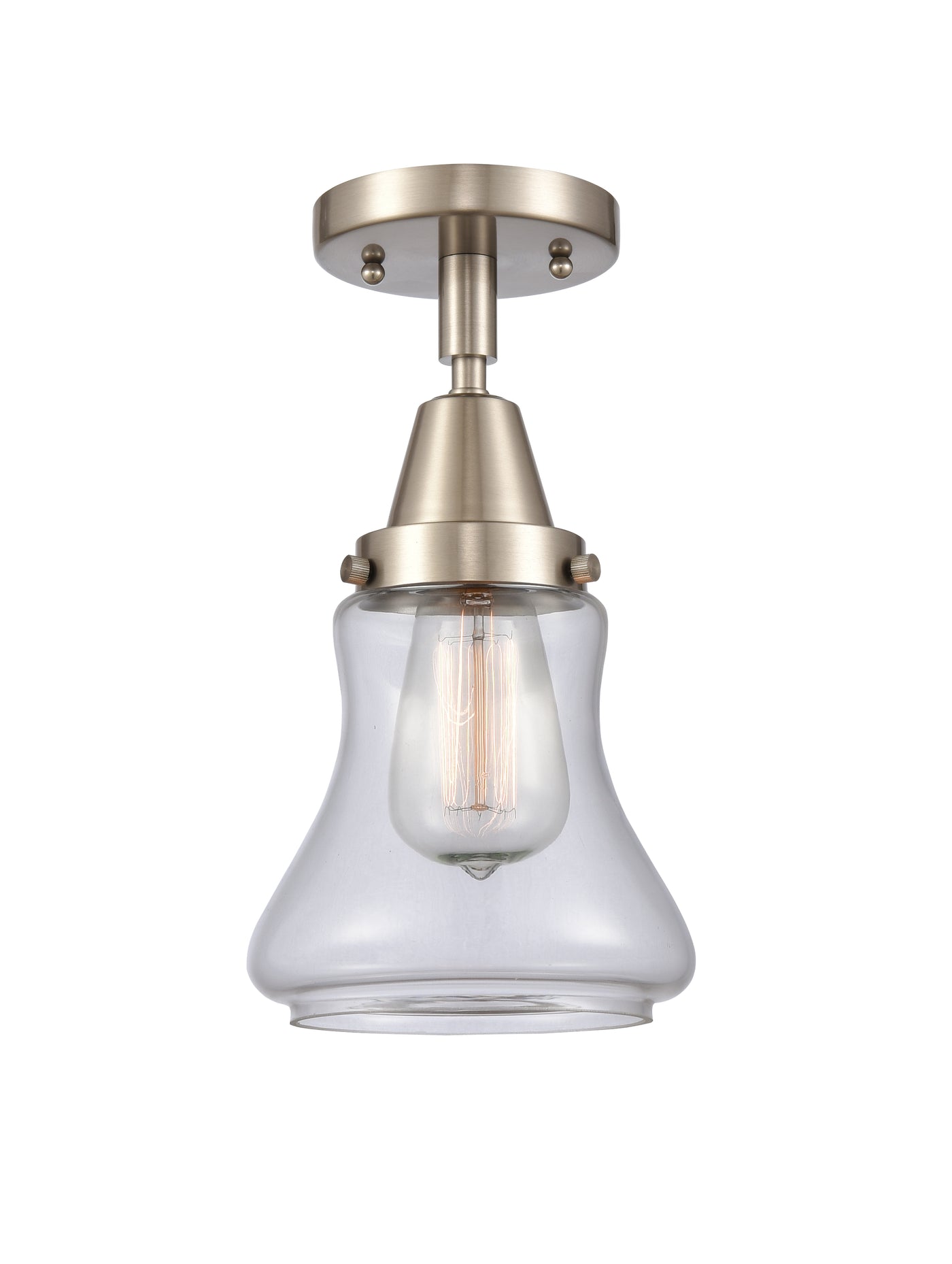 Caden Semi-Flush Mount Brushed Satin Nickel