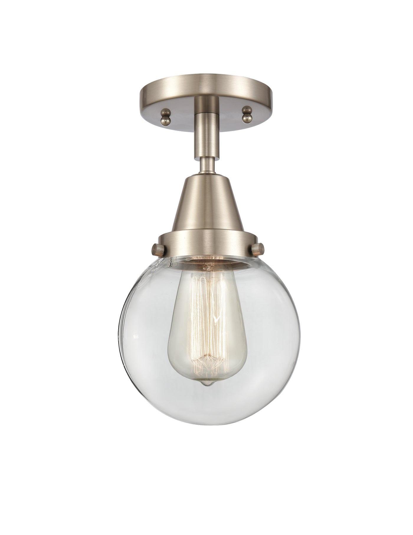 Caden Semi-Flush Brushed Satin Nickel