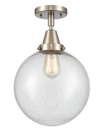 Caden Semi-Flush Mount Brushed Nickel Glass