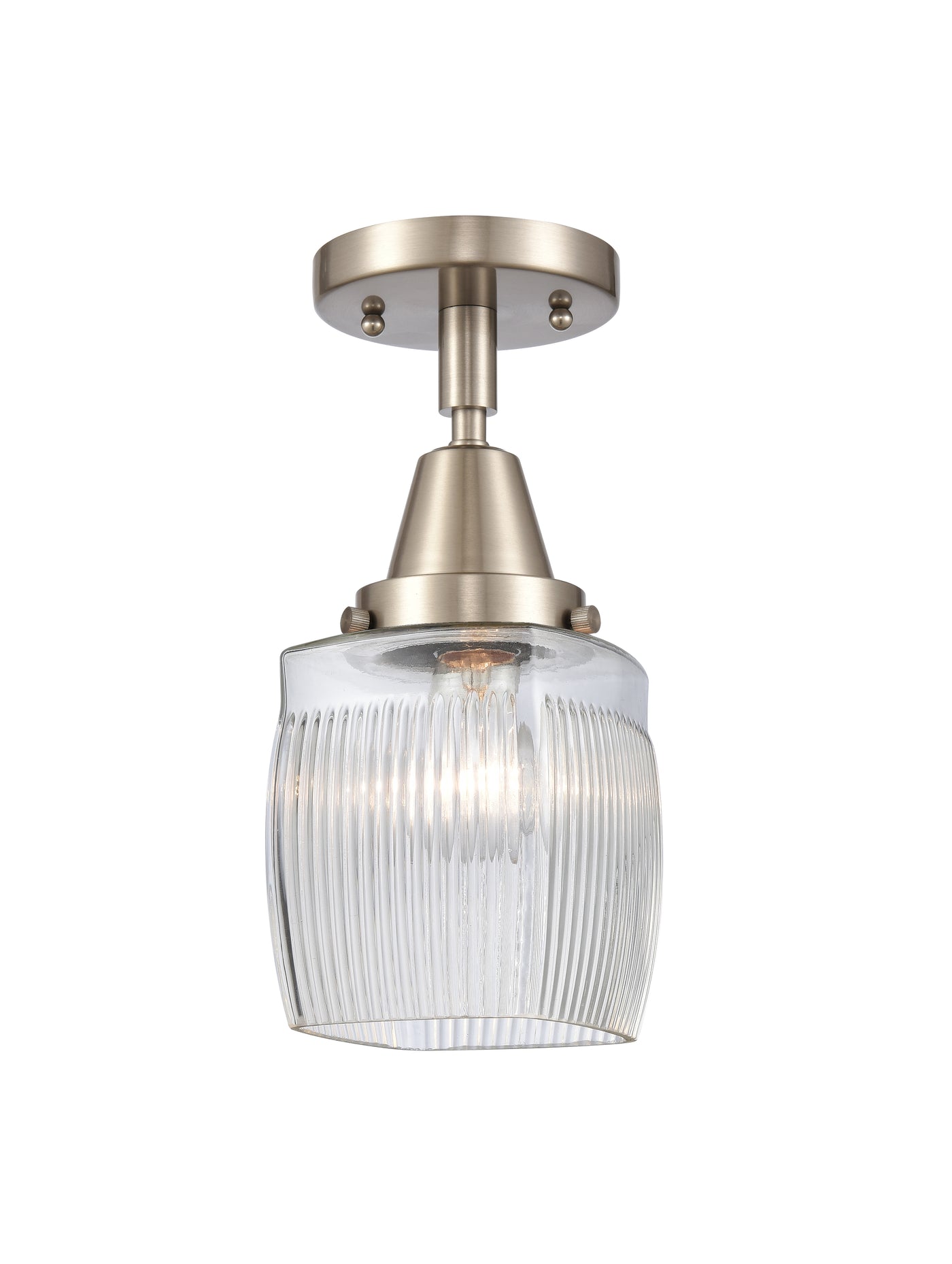 Caden Semi-Flush Mount Brushed Satin Nickel