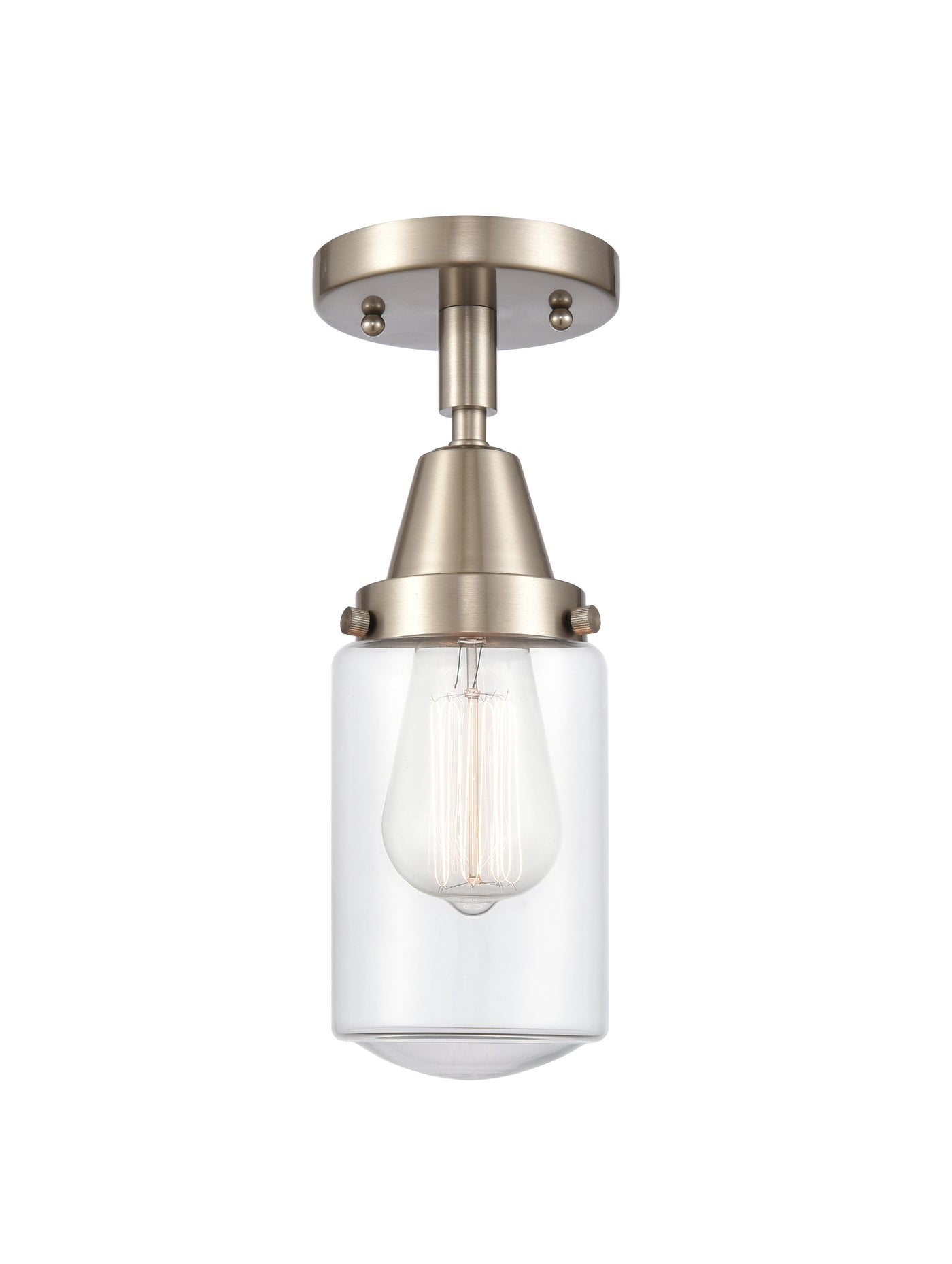 Caden Semi-Flush Mount Brushed Satin Nickel