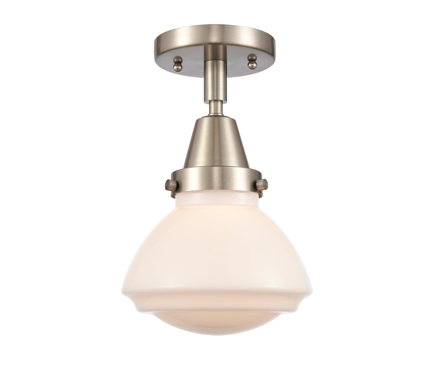 Caden Semi-Flush Mount Brushed Satin Nickel