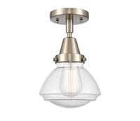 Caden Semi-Flush Mount Brushed Satin Nickel