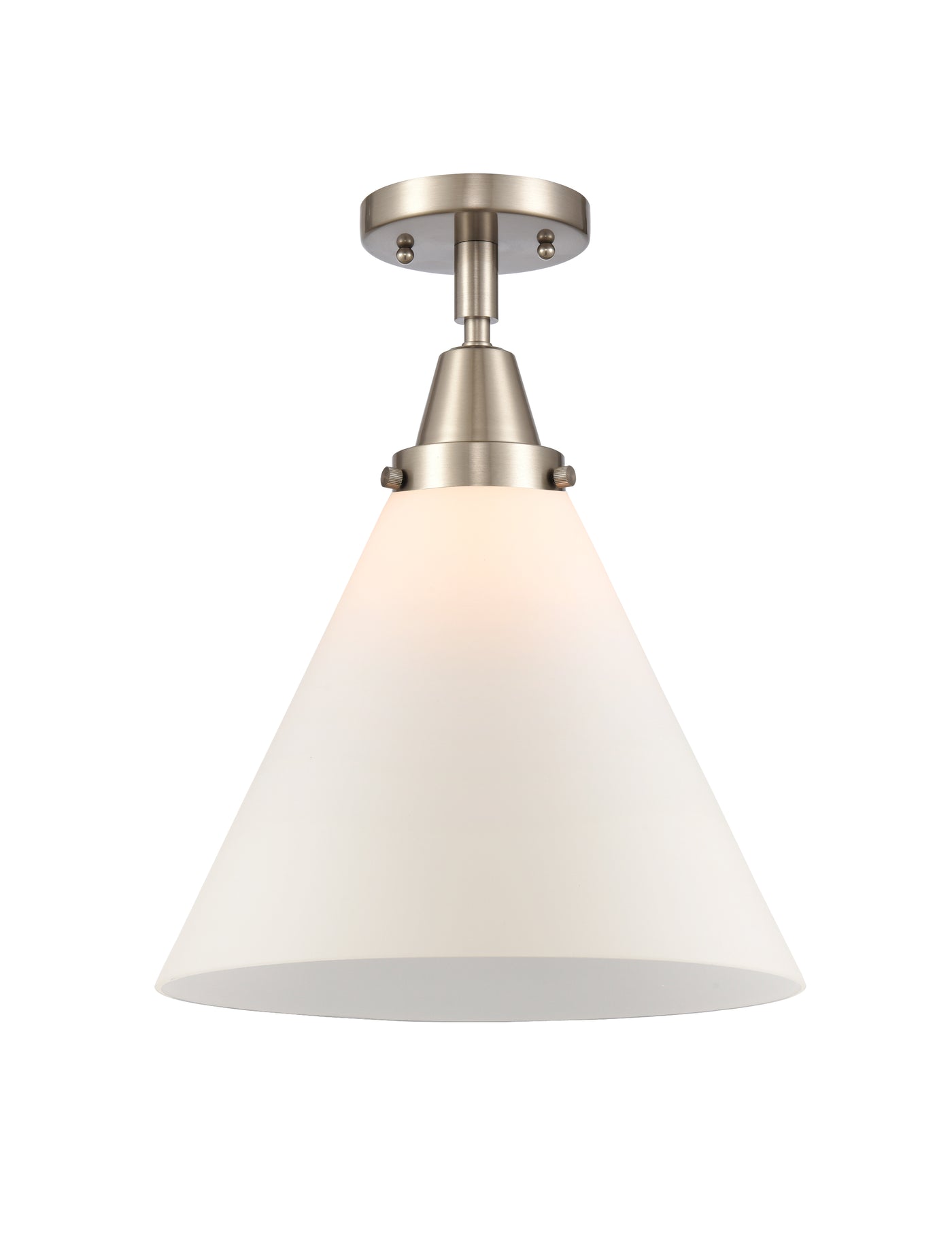 Caden Semi-Flush Brushed Satin Nickel