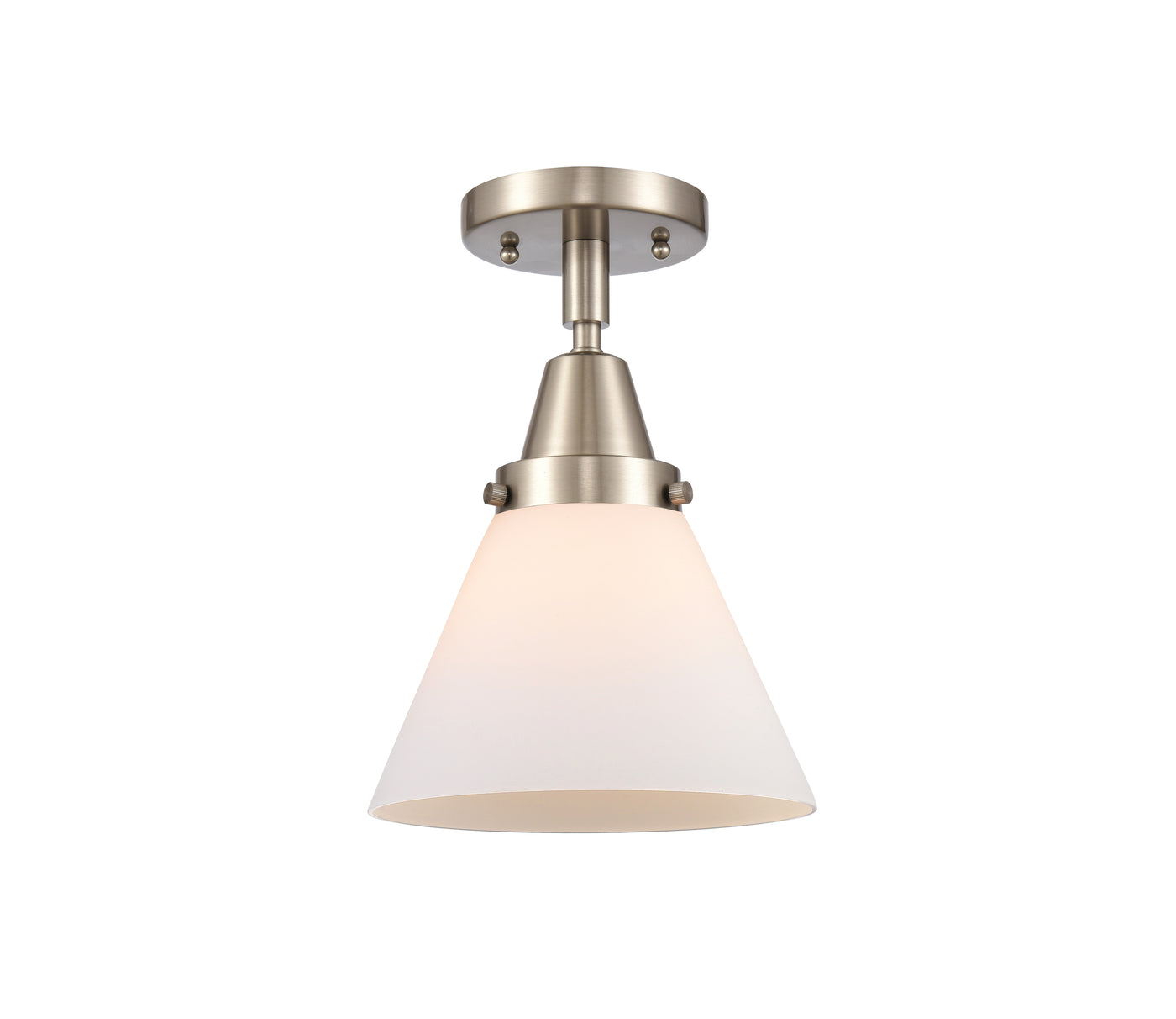 Caden Semi-Flush Mount Brushed Satin Nickel