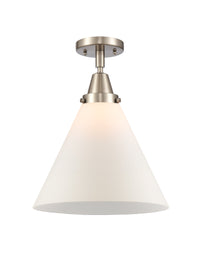 Caden Semi-Flush Mount Brushed Satin Nickel