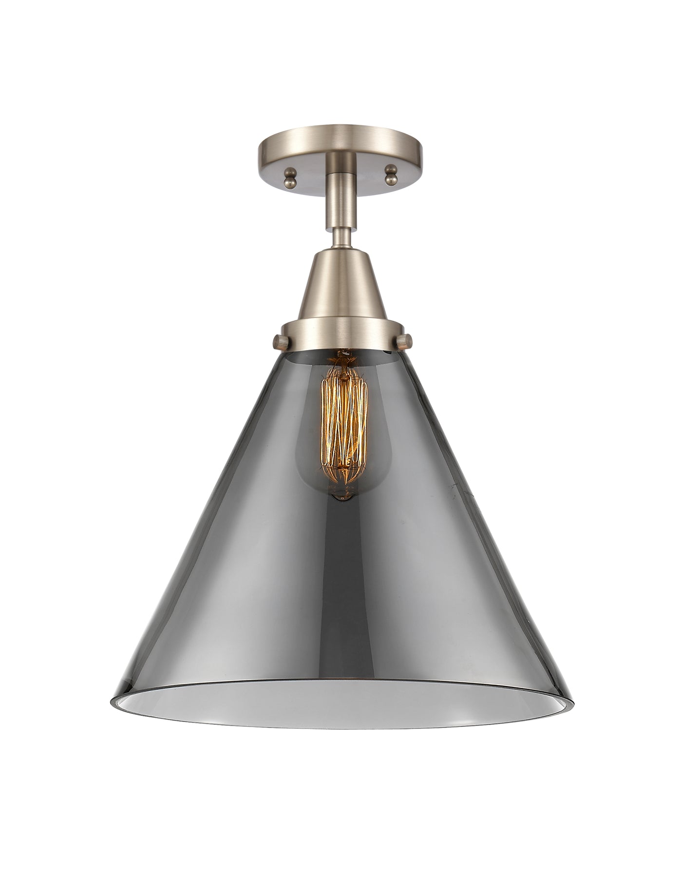 Caden Semi-Flush Mount Brushed Satin Nickel