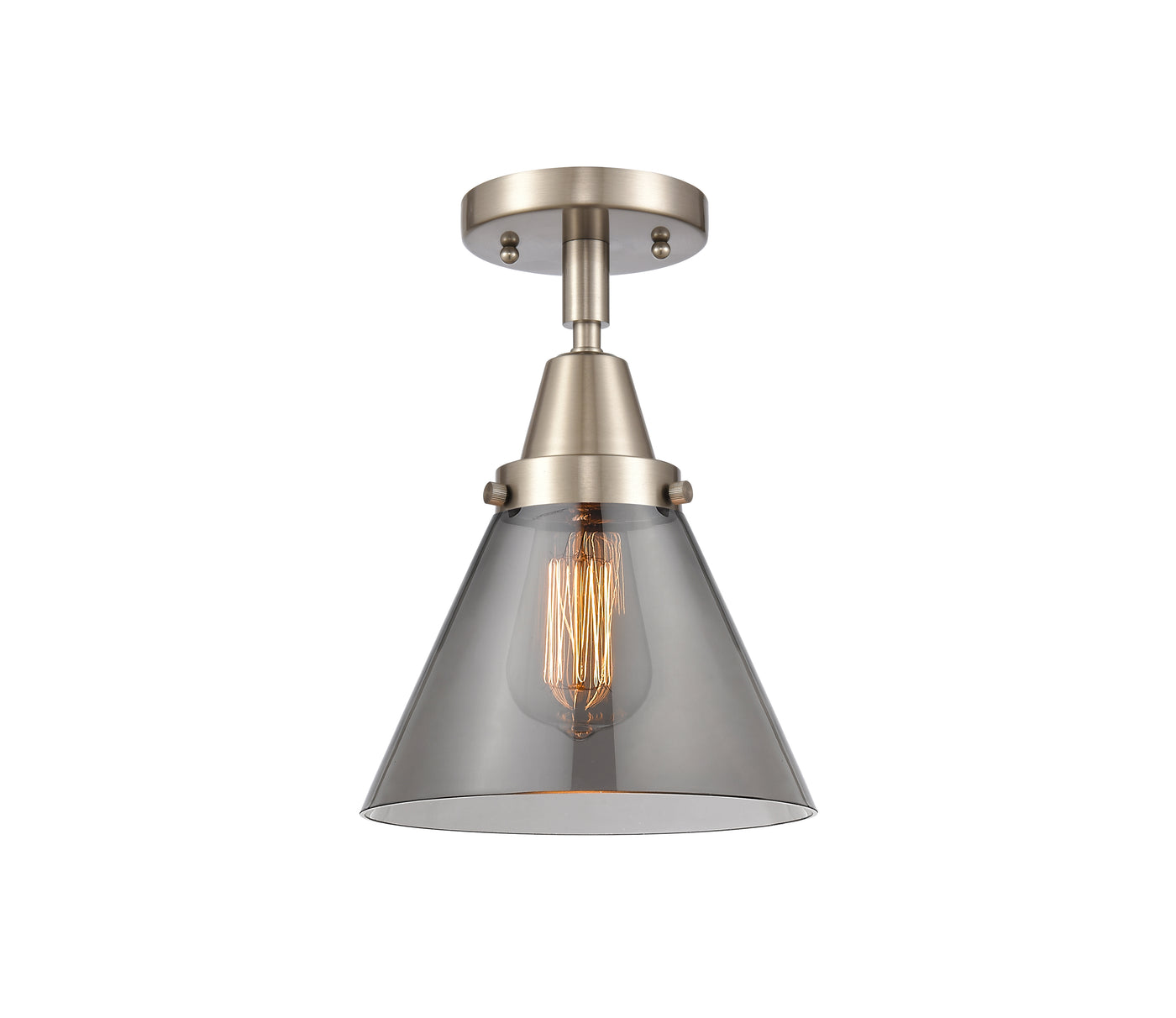 Caden Semi-Flush Mount Brushed Satin Nickel