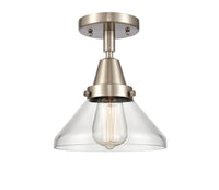 Caden Semi-Flush Mount Brushed Nickel Glass