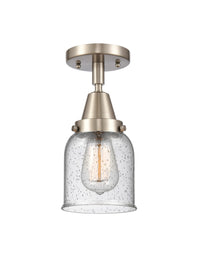 Caden Semi-Flush Mount Satin Nickel 12"