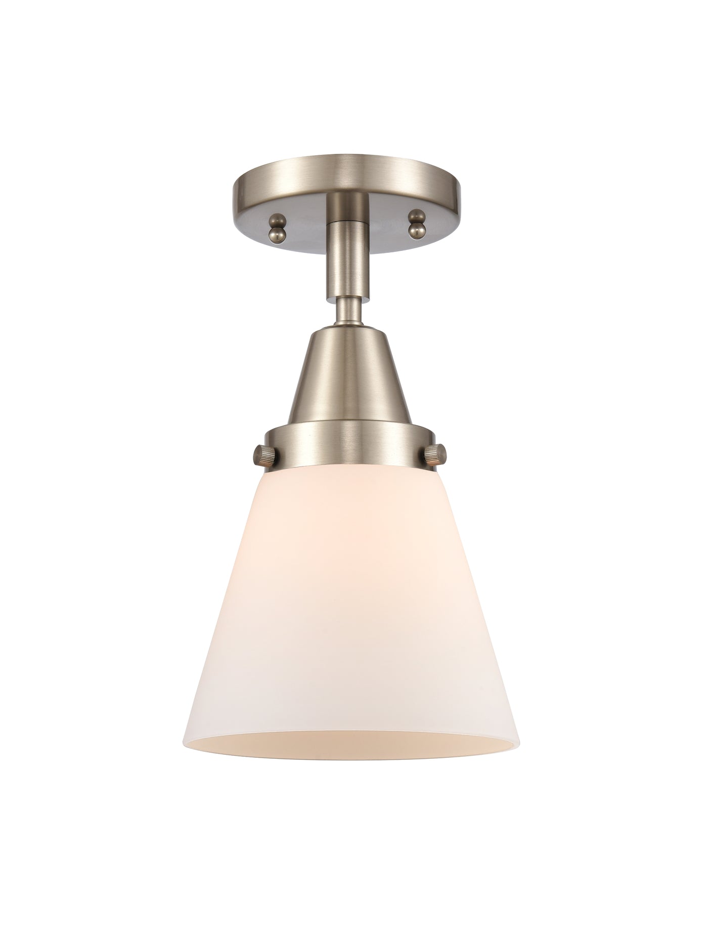 Caden Semi-Flush Mount Brushed Satin Nickel