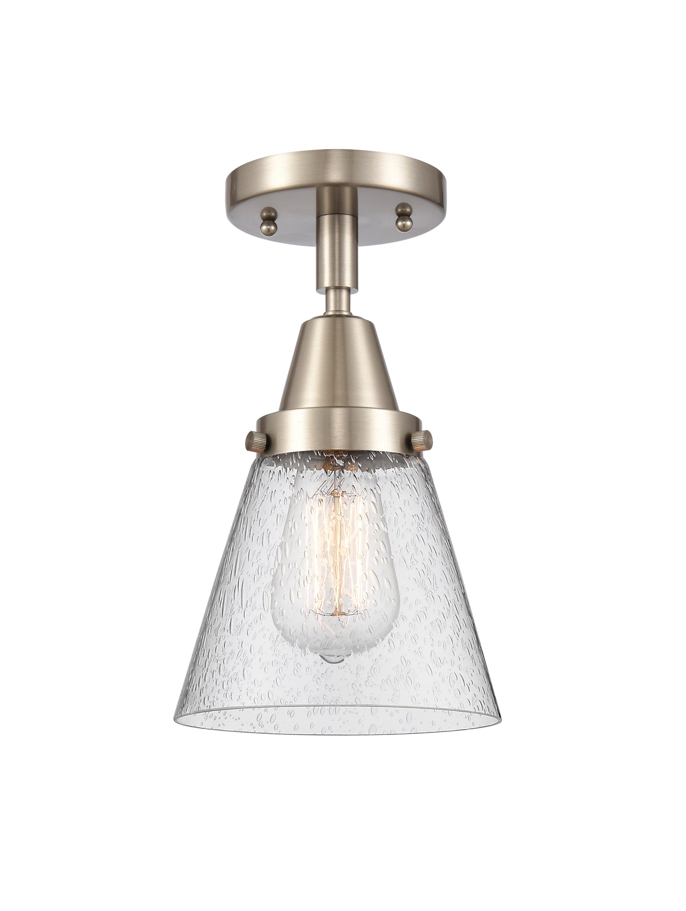 Caden Semi-Flush Mount Brushed Satin Nickel