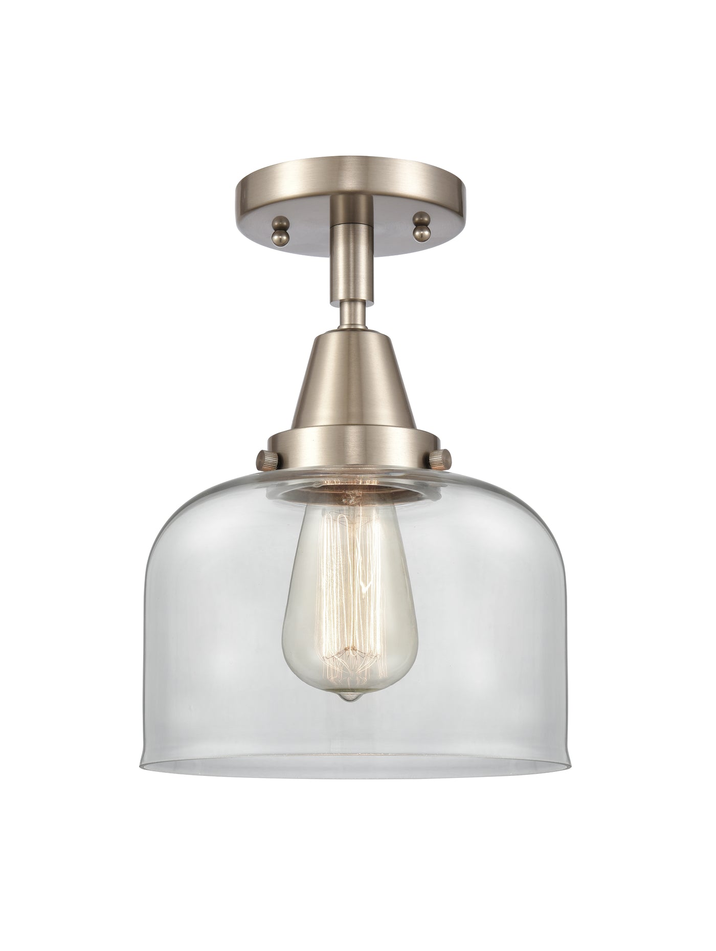 Caden Semi-Flush Mount Brushed Satin Nickel