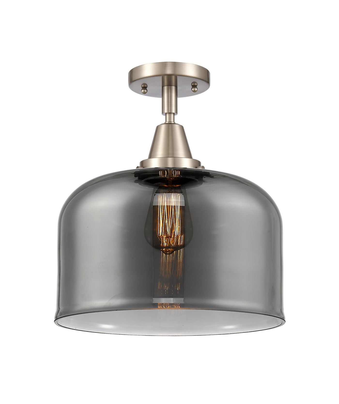 Caden Semi-Flush Mount Brushed Nickel Steel