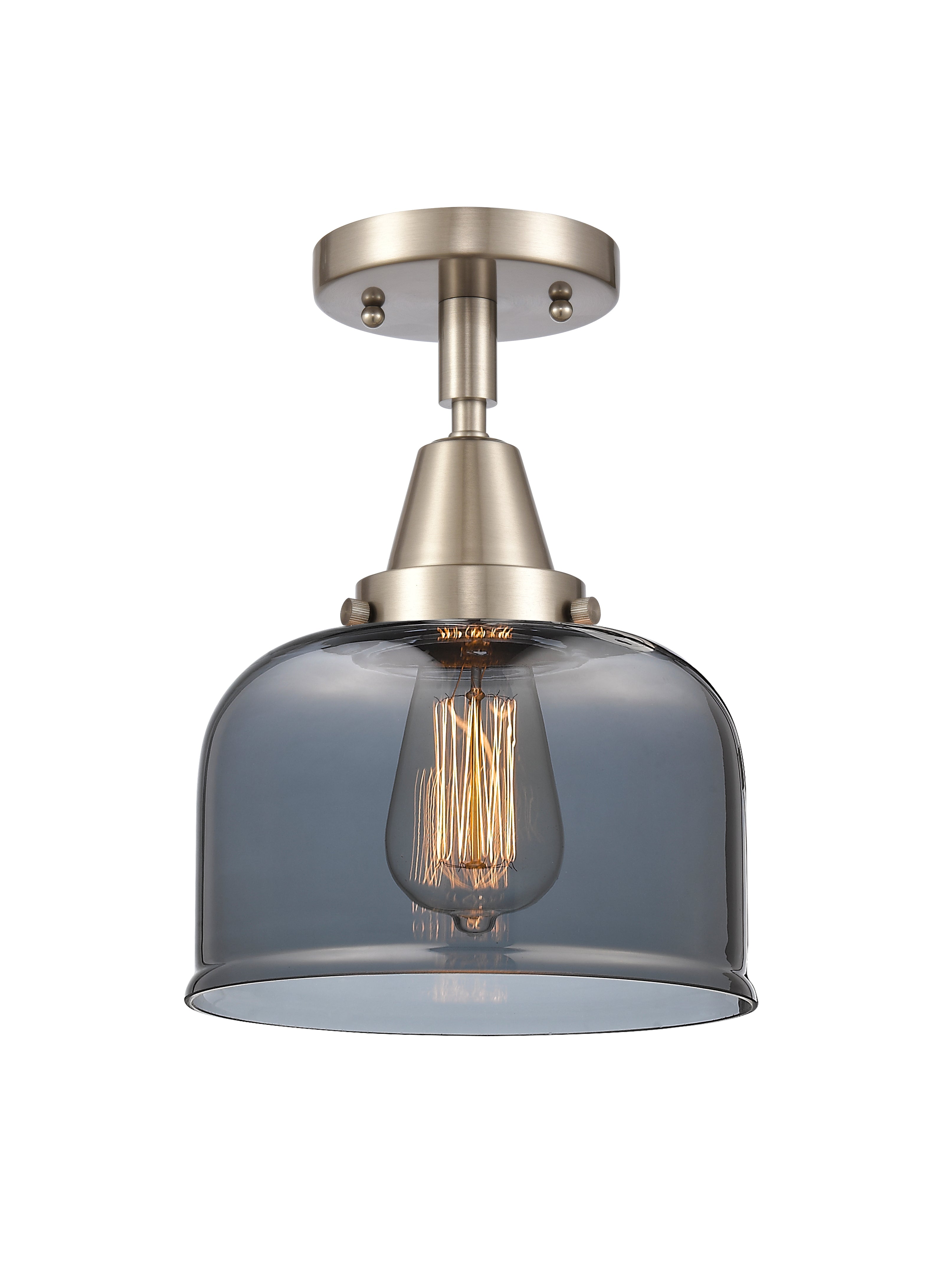 Caden Semi-Flush Mount Brushed Satin Nickel