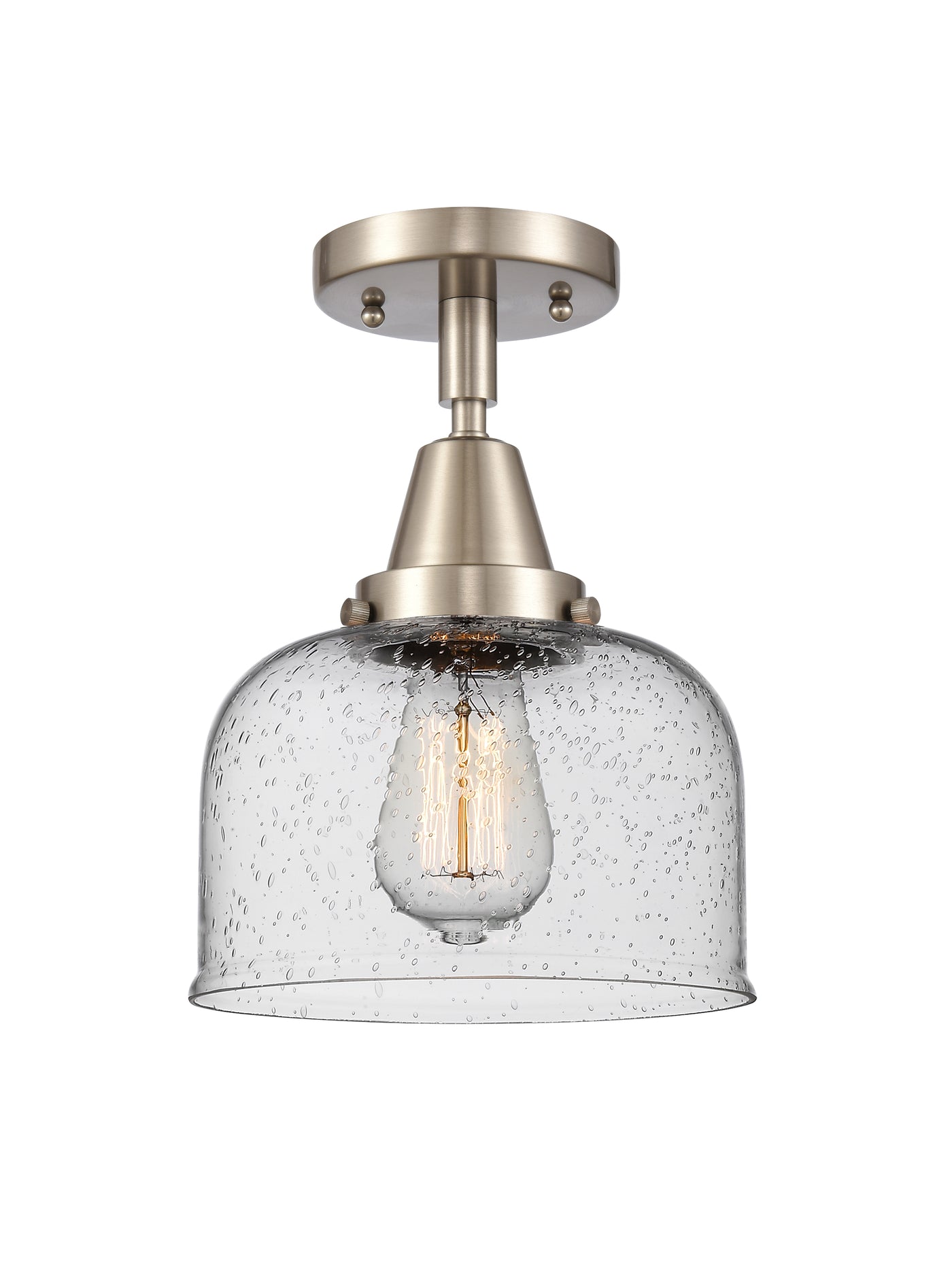 Caden Semi-Flush Mount Brushed Satin Nickel
