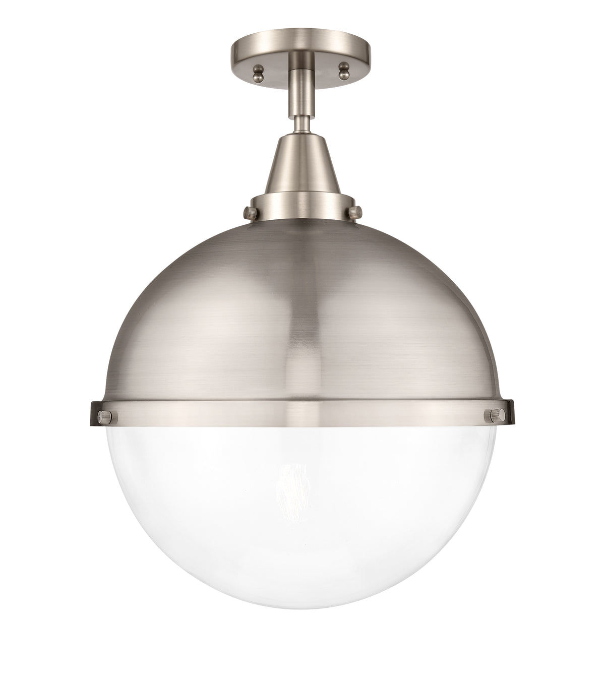 Hampden 13-Inch 1-Light Semi-Flush Mount 17.5-Inch High
